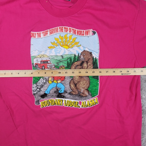 Vintage Hanes Single Stitch Alaska T shirt Mens size Large - Picture 2 of 6